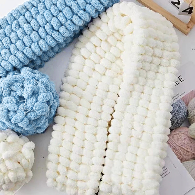 Winter DIY geflochtenes grobes Perlengarn