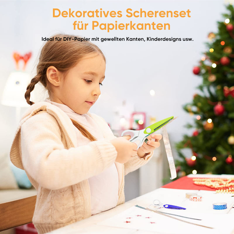 Dekoratives Papierkantenscheren-Set