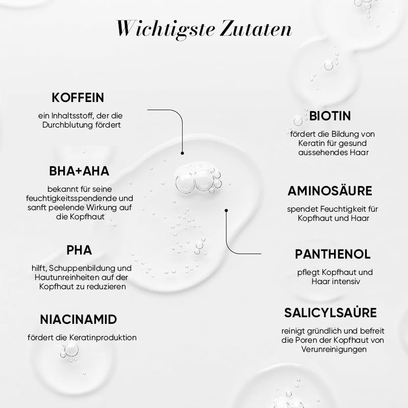 Haarpflegeserum zum Auftragen mit Rolle