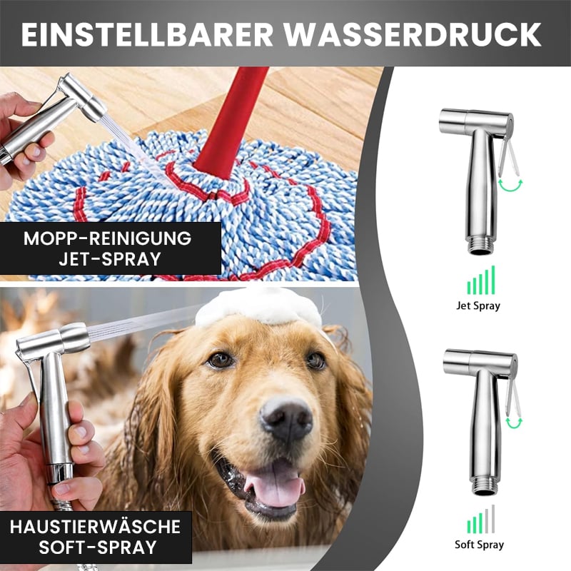 Bidet Edelstahl Handbrause