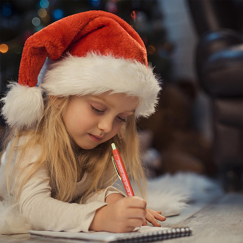 Weihnachtliches farblich abgestimmtes Signature Pen Set (5 Stück)
