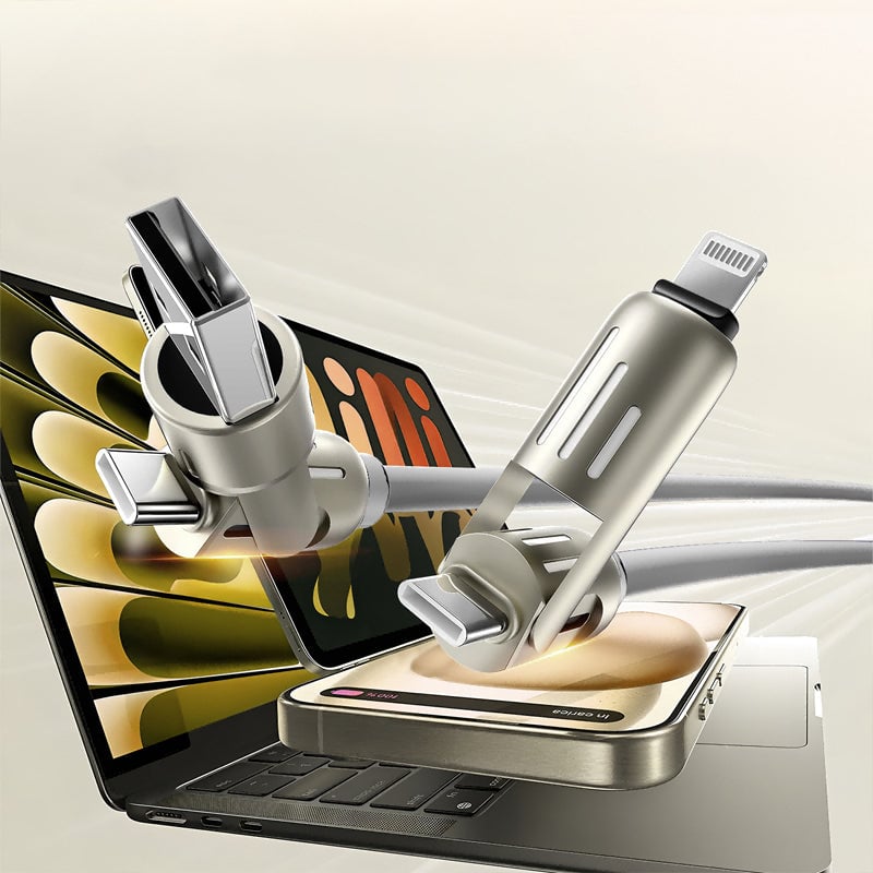 New 240W 4-in-1  USB-C-Kabel