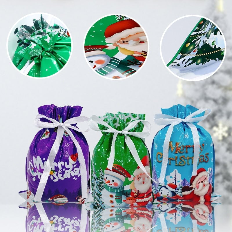 Santas Süßigkeiten-Geschenktüten