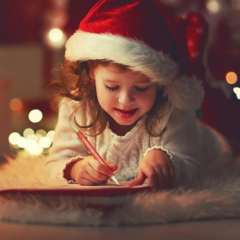 Weihnachtliches farblich abgestimmtes Signature Pen Set (5 Stück)