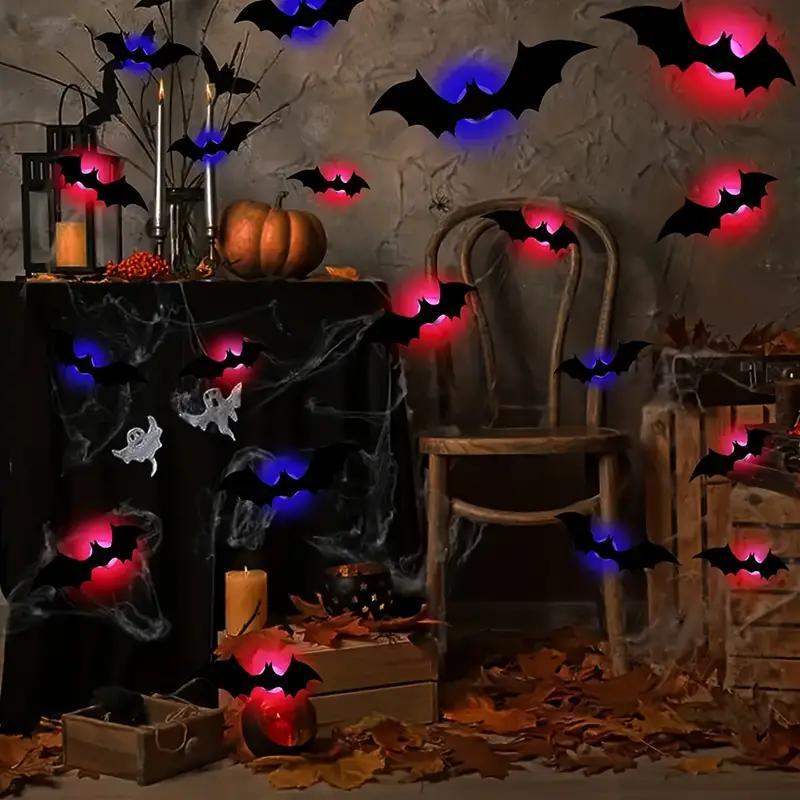3D-Fledermaus-Design-LED-Dekoration