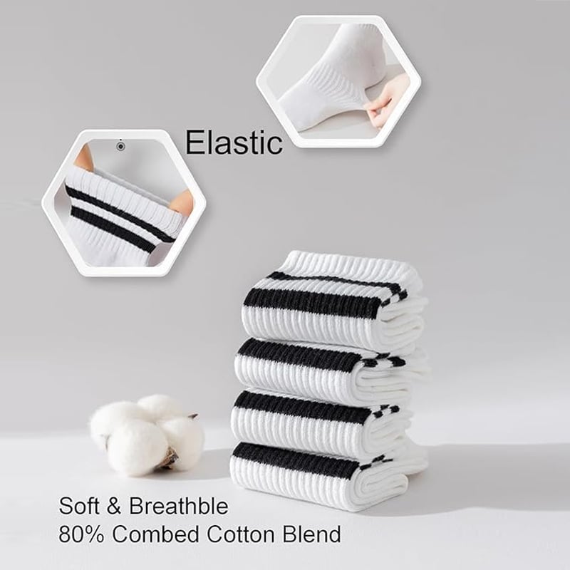 Gestreifte Retro-Socken