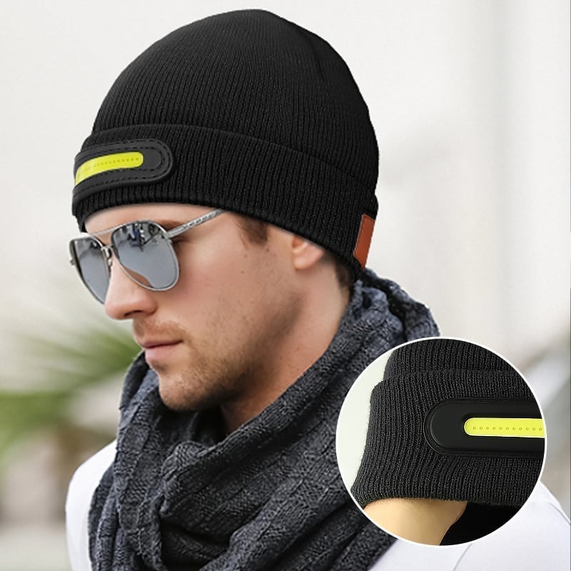 ⭐Smart Beanie with 3-Stage LED Lighting