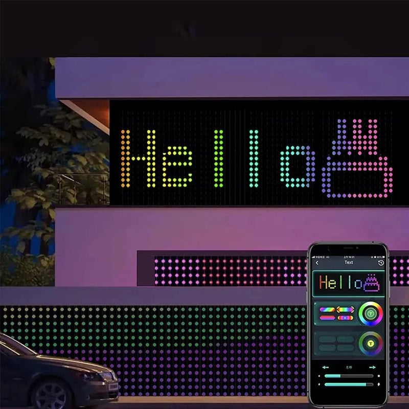 Color Waves LED-Lichtvorhänge mit Musiksynchronisation