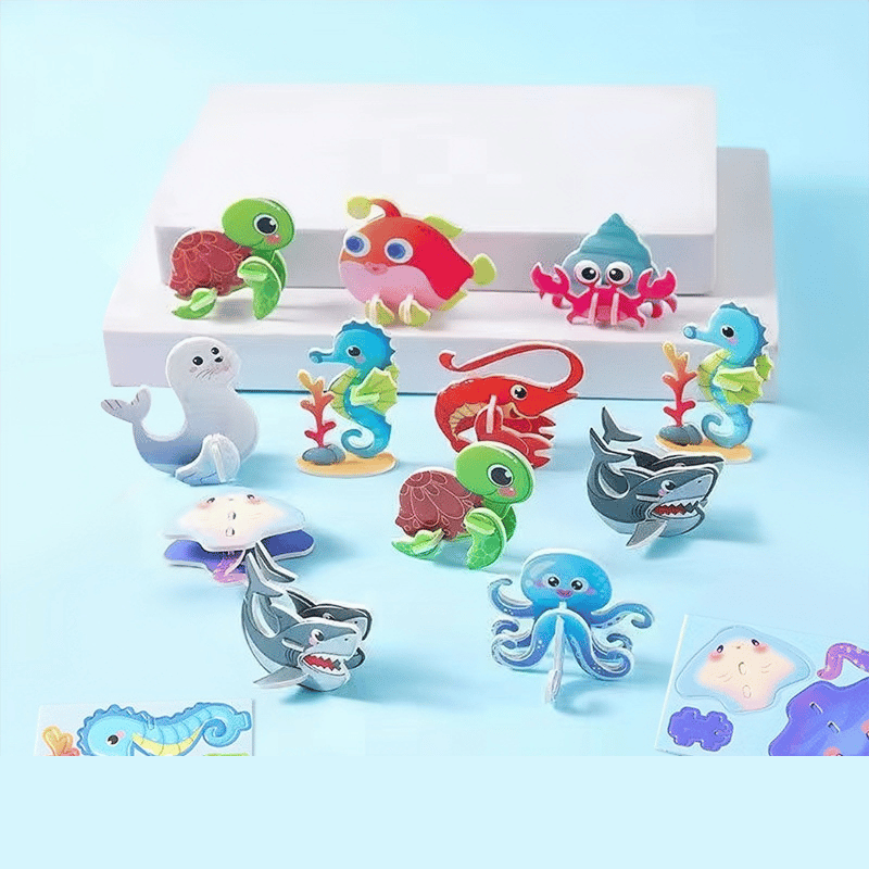 DIY 3D Kreatives Insekten-Papier-Puzzle