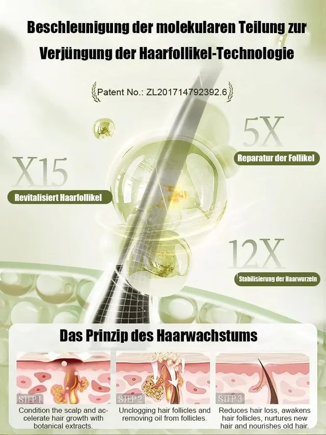 Explosives Ingwer-Phytochemikalien-Shampoo zur Haarausfallkontrolle