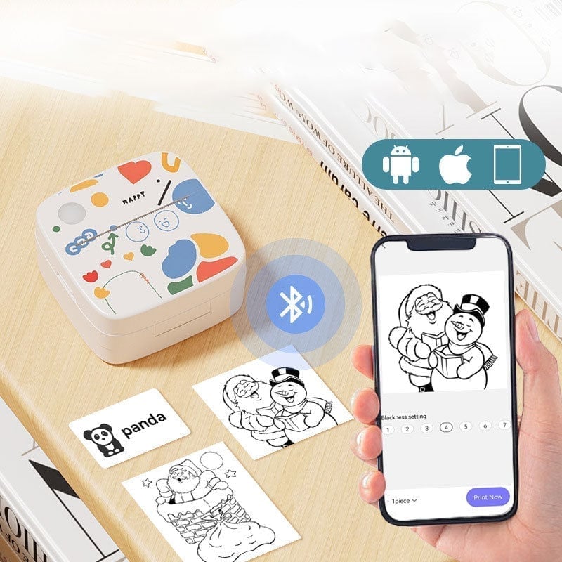 Mini-Drahtloser Bluetooth-Etikettendrucker