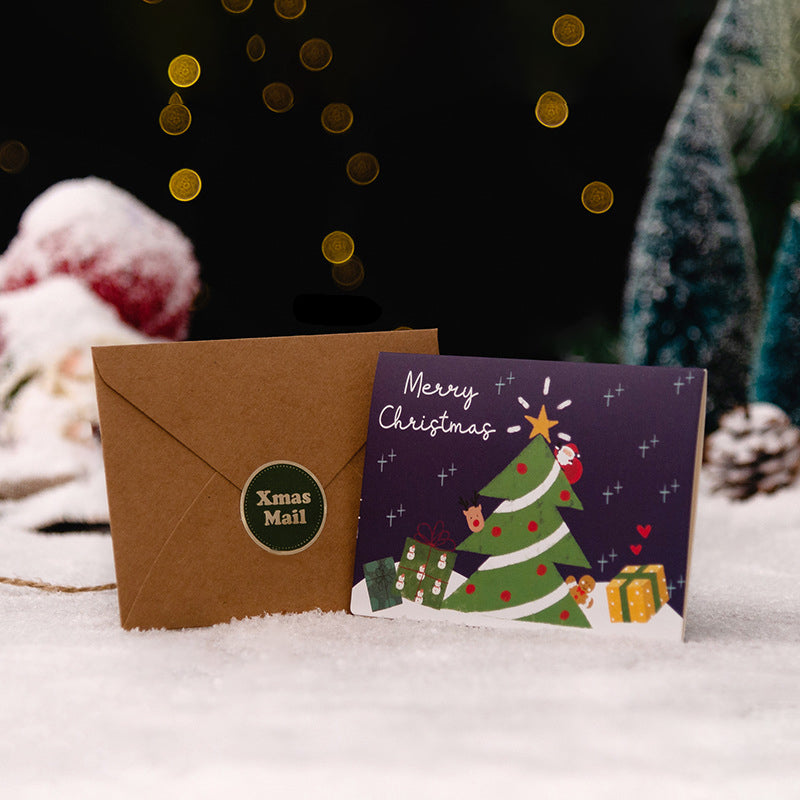 Vergoldete Weihnachtskarten