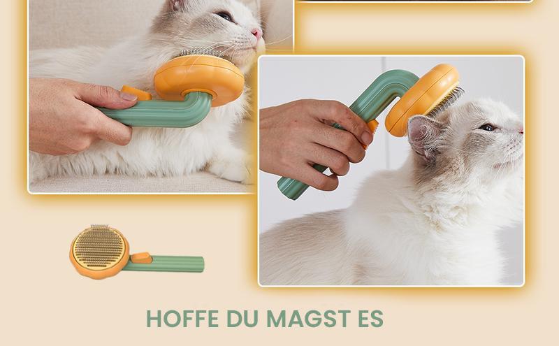 💖 Kürbis Kammbürste für Haustiere
