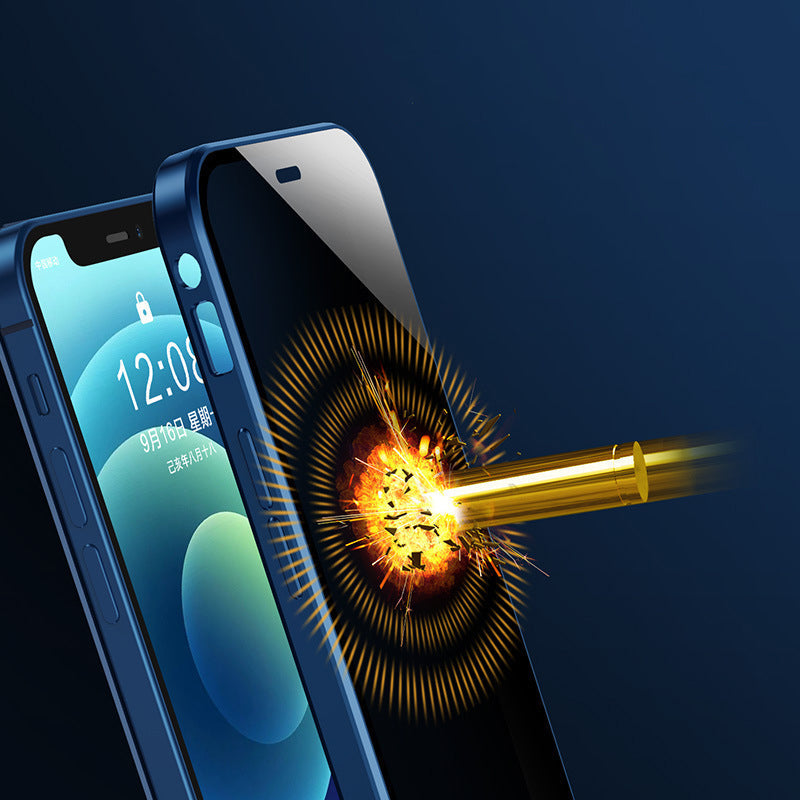 Hülle-für-IPhone mit doppelseitiger Schnalle
