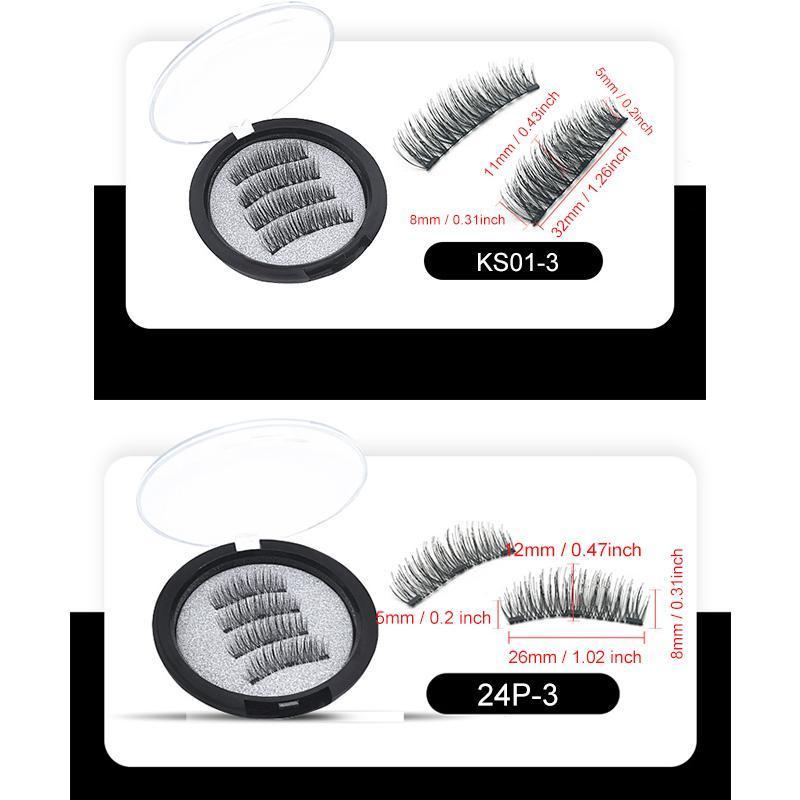 3D Quantenmagnetisches Wimpernset