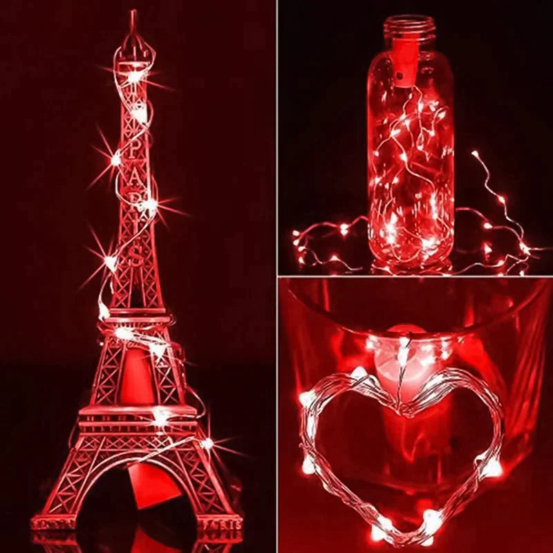 🍾LED-Weinflaschenlichter Kork Nachtlicht DIY Decor Lift