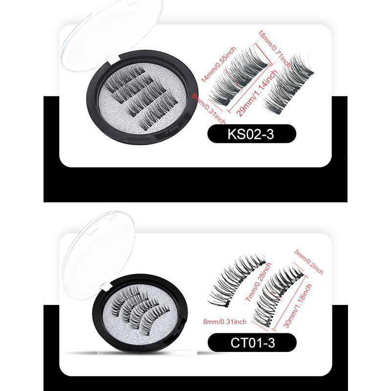3D Quantenmagnetisches Wimpernset
