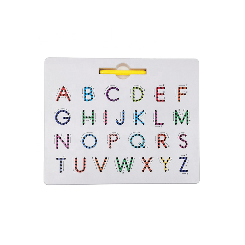 2-in-1 doppelseitige magnetische Alphabet-Edition