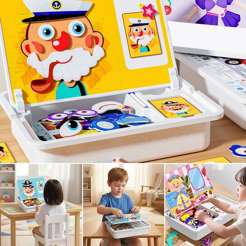 Magnetisches Puzzle-Lernbaukastenspielzeug