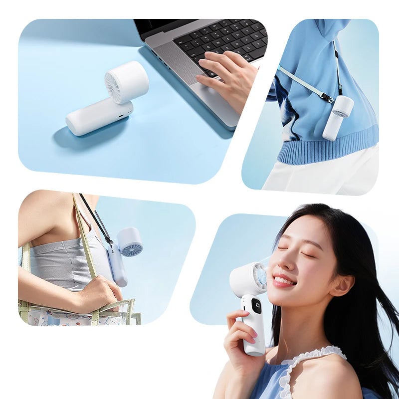 Klappbarer Ice Cooling Handventilator
