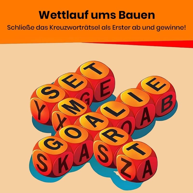 Scrambled Dice Word Game Set