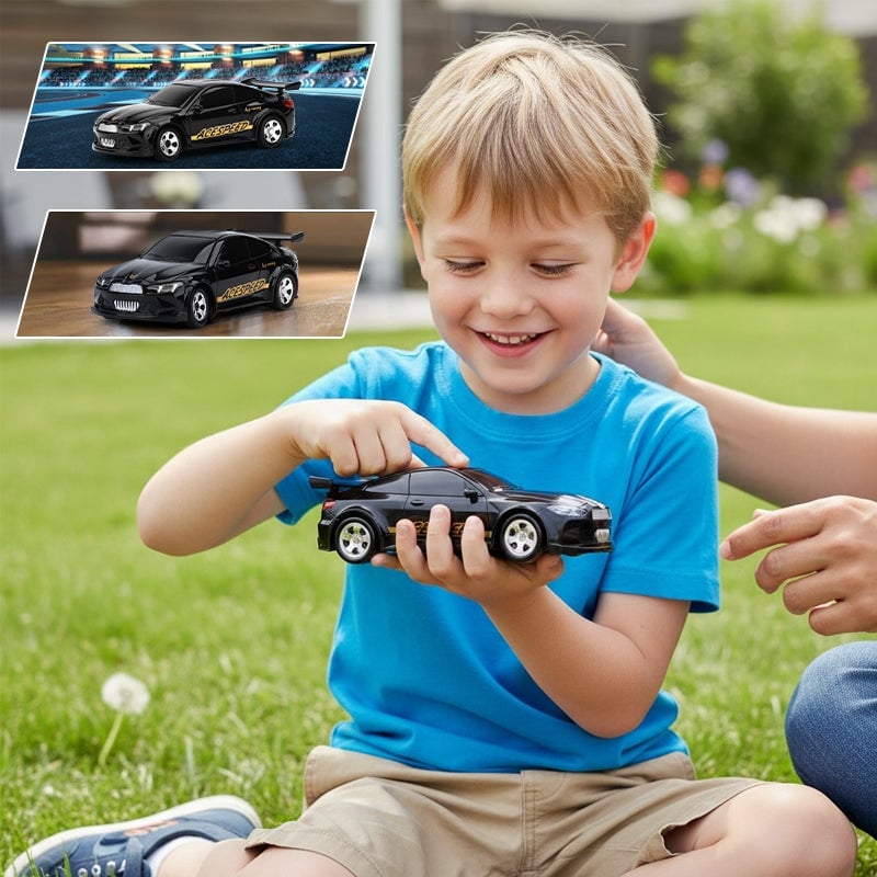 Mini-Drift-Rennwagen mit Fernsteuerung und Beleuchtung
