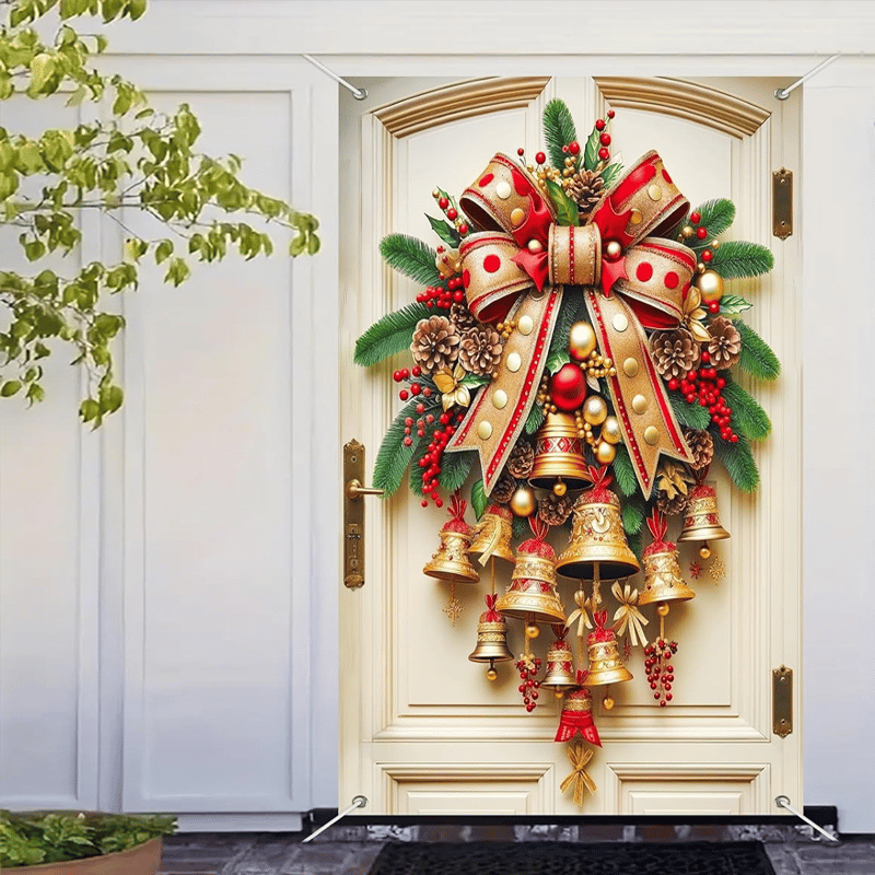 Weihnachtsglocken Türvorhang
