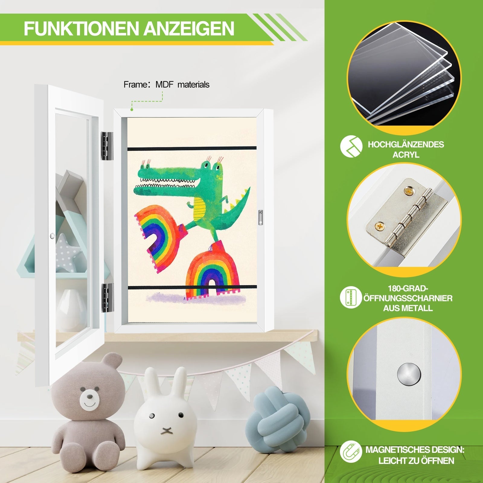 Kinderkunstprojekte A4 Kinderkunstrahmen