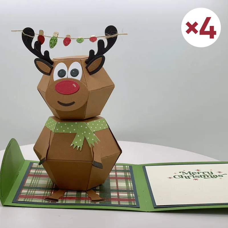 3D-Pop-Up-Weihnachtskarte
