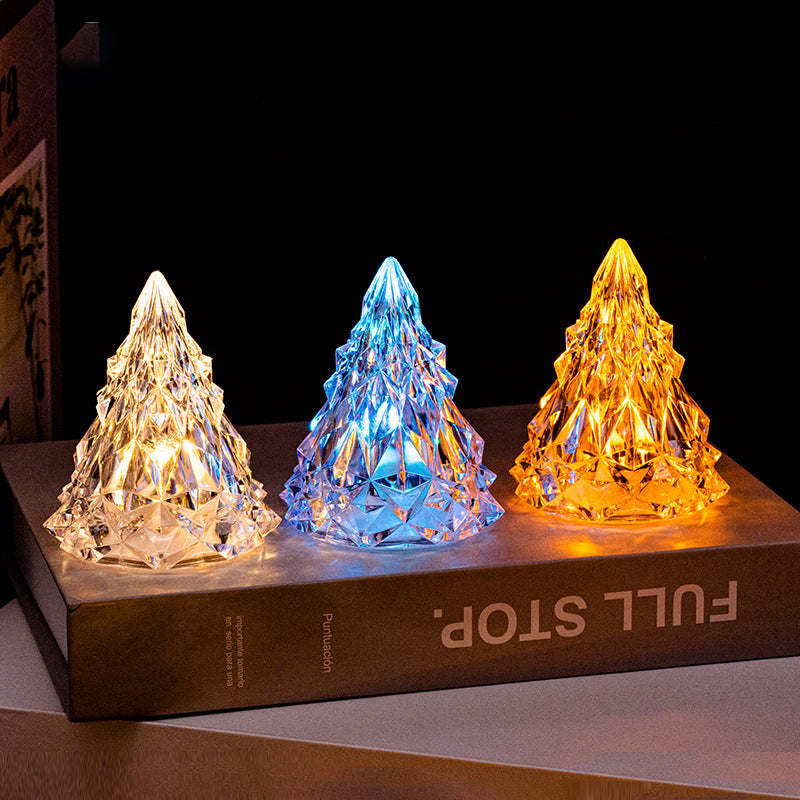 🎄Mini LED Kristall Weihnachtsbaum Nachtlicht