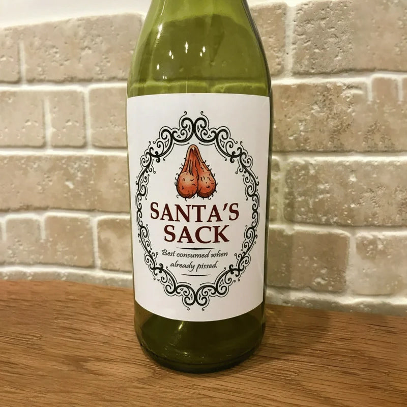 🎄Weihnachten lustige Flaschenetiketten