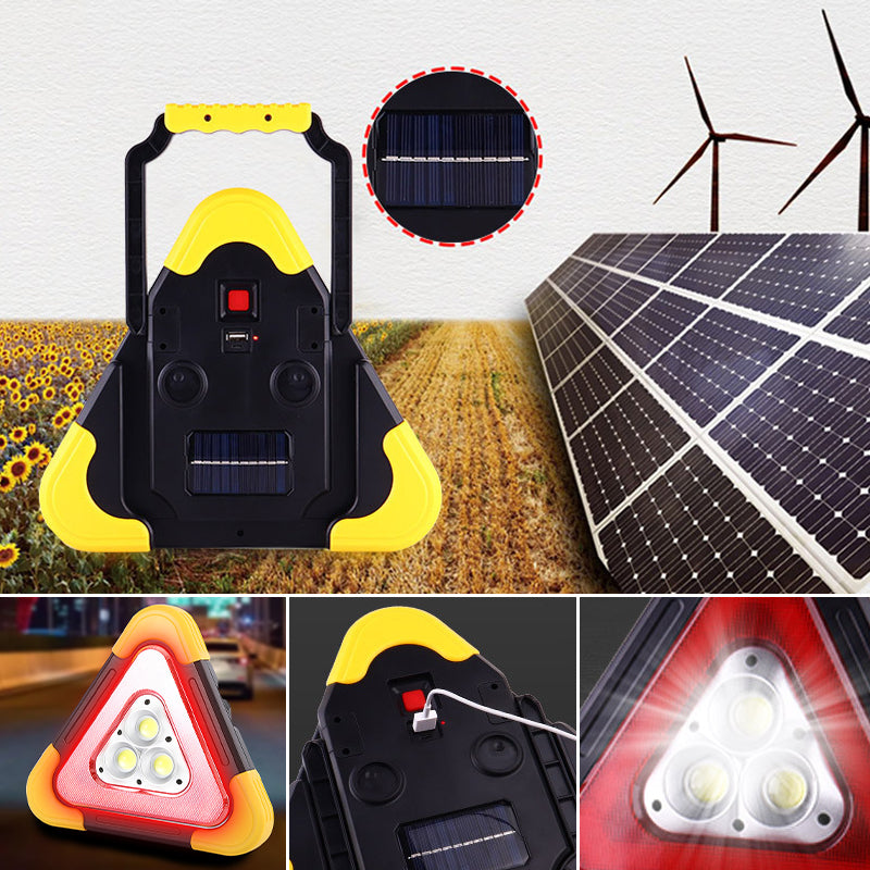 Solar dreieckiges Warnlicht