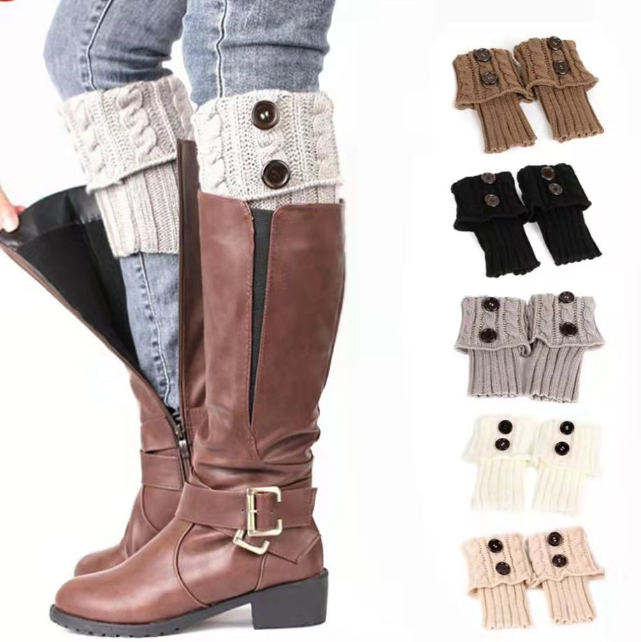 🎁Wärmer Geschenk🎅Stricksocken für Stiefel