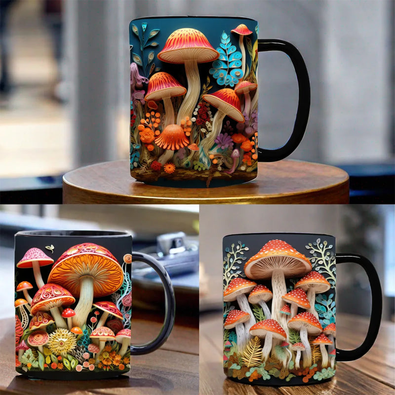 3D Magic Mushrooms Becher