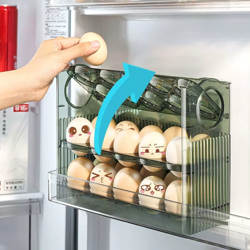 Automatische Flip-Ei Aufbewahrungsbox