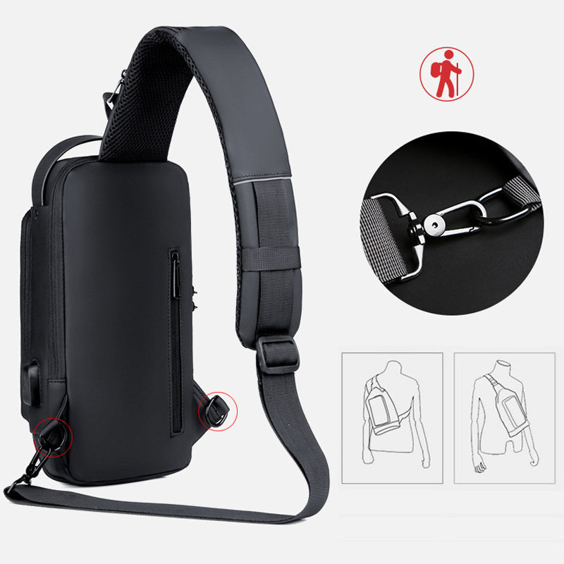 ✨USB-Ladesport-Sling Anti-Diebstahl-Umhängetasche✨