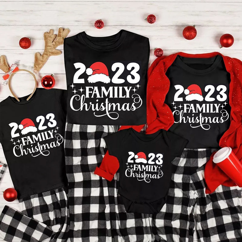 🎅2023 Passende Familien-Weihnachtshemden🎄