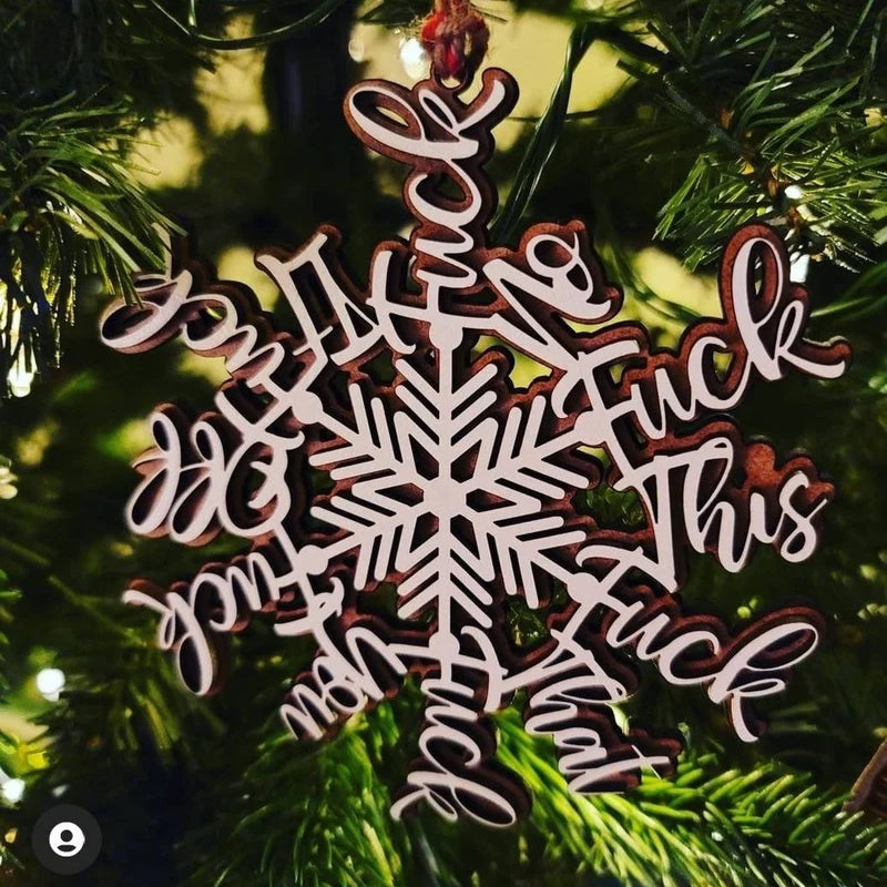 Lustige Weihnachtsdekorationen