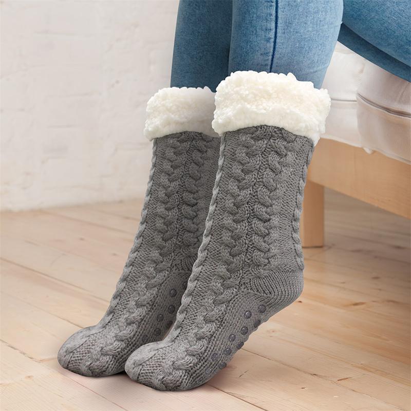 Ultra-Plüsch Weiche Rutschfeste Socken (1 Paar)