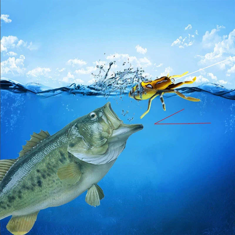 Schwimmende Spinnenköder