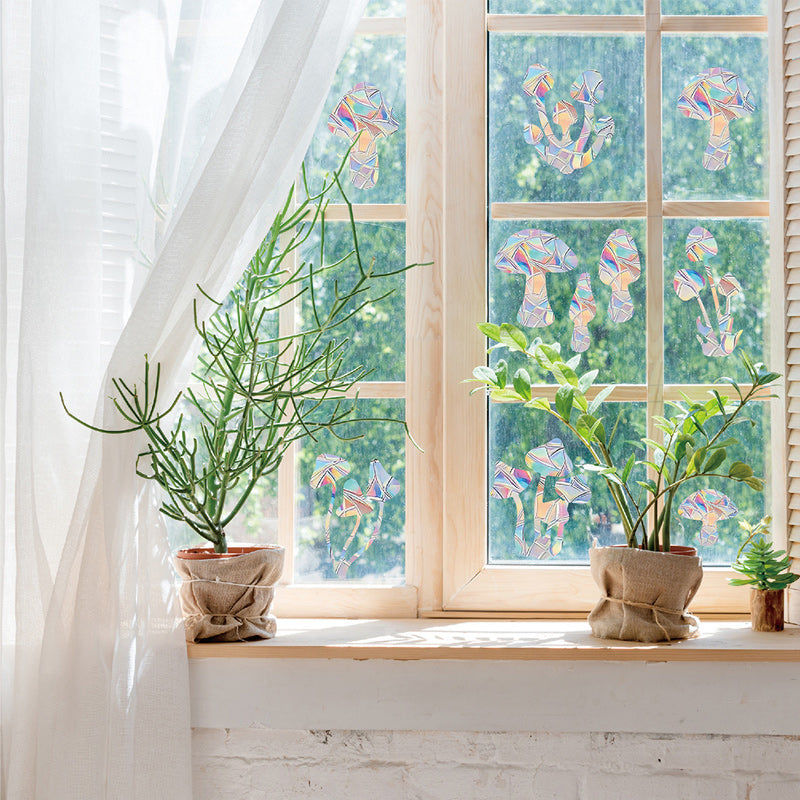 Bunte Fensteraufkleber