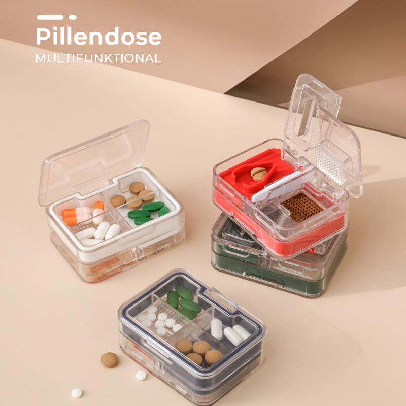Tragbare multifunktionale Pillendose