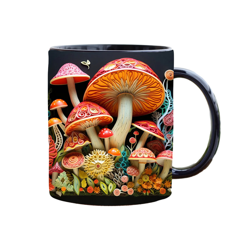3D Magic Mushrooms Becher