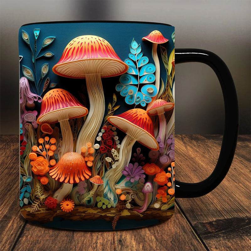 3D Magic Mushrooms Becher