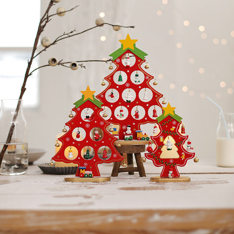 DIY Weihnachtsbaum-Set aus Holz