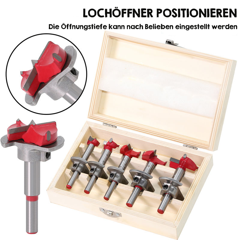 😮 Holzbearbeitung Positionierung Bohrer-Set👍