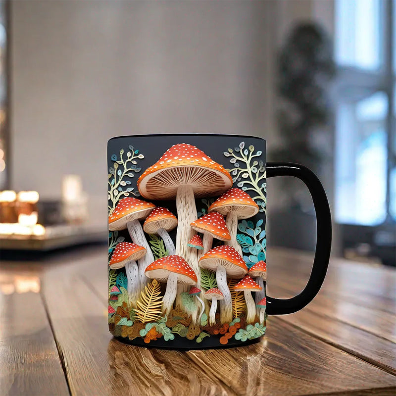 3D Magic Mushrooms Becher