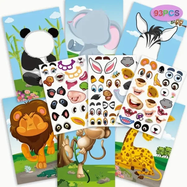 Kleinkind-Stickerbuch für Jungen und Mädchen