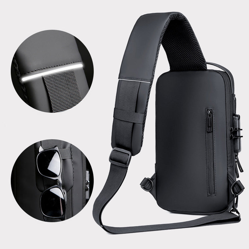 ✨USB-Ladesport-Sling Anti-Diebstahl-Umhängetasche✨