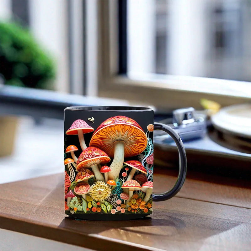 3D Magic Mushrooms Becher